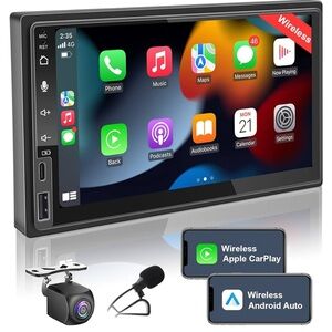 7 inch Din Stereo with microphone and camera